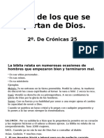 El Fin de Los Que Se Apartan de Dios. 