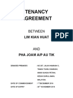 Tenancy Agreement: Lim Kian Huat