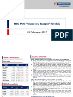 HSL PCG "Currency Insight"-Weekly: 04 February, 2017