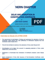 Pam Northern Chapter: Delay and Disruption in Construction Contracts