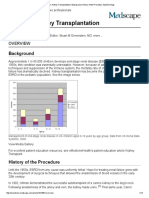 Pediatric Kidney Transplantation - Background, History of The Procedure, Epidemiology