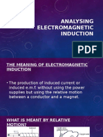 Analysing Electromagnetic Induction