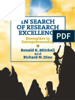 Ronald K. Mitchell, Richard N. Dino-In Search of Research Excellence - Exemplars in Entrepreneurship-Edward Elgar Publishing (2011)