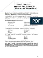 Melancholic - Phlegmatic