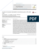 A Review of Economic Thresholds For Invertebrate Pests in UK Arable Crops