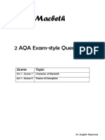 2 Free Macbeth AQA Exam Questions