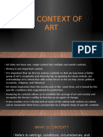 The Context of Art