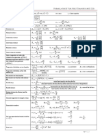 9formula Sheet - HMT PDF