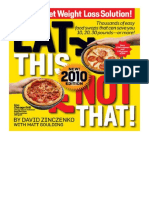 Eat This Not That! 2010: The No-Diet Weight Loss Solution