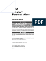 Passport Personal Alarm: Instruction Manual