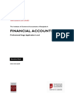 PSA - Financial Accounting (Question Bank) PDF