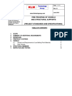 PROJECT STANDARD and SPECIFICATIONS Fire Proofing Vessels and Supports Rev01web