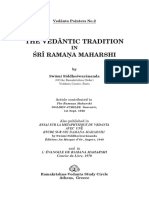 The Vedantic Tradition in Sri Ramana Maharshi