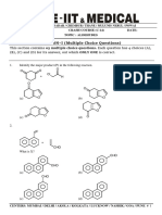 SECTION-I (Multiple Choice Questions) : IIT - JEE: 2015 Crash Course (C-14) Date: Topic: Aldehydes