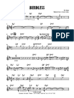 Birdless - Alto Saxophone PDF