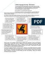 Key Ideas: Factors That Affect Language Learning - Motivation