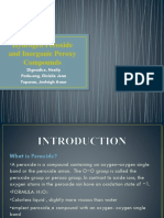 Hydrogen Peroxide and Inorganic Peroxy Compounds: Dignadice, Nestly Pado-Ong, Christie Jean Tuparan, Jeeleigh Amor