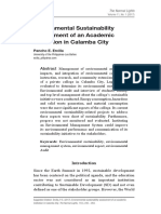 Environmental Sustainability Assessment of An Academic Institution in Calamba City