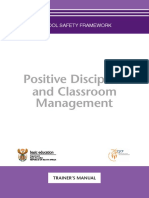 Positive Classroom Discipline and Classroom Management Trainers Manual