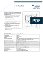 3D Trasar Solid Cooling Water Analyzer Panel: Description