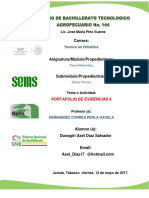 Portafolio de Evidencias - Dibujo Técnico