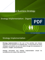 Global Business Strategy: Strategy Implementation: Organizing For Action