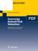 Sovereign Default Risk Valuation 