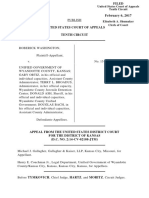 Washington v. Unified Gov't of Wyandotte Co., 10th Cir. (2017)