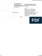 Versus Versus: Sno. Case No. Petitioner / Respondent Petitioner/Respondent Advocate