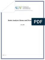 Ratio Analysis Memo and Presentation: ACCA 500