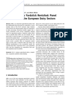 (Journal of Agricultural & Food Industrial Organization) The Cooperative Yardstick Revisited - Panel Evidence From The European Dairy Sectors