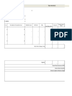 GST Invoice Format (New) in Excel