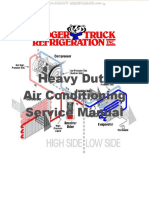 Manual Heavy Duty Trucks Air Conditioning System Safety Operation Refrigerant Components Service Diagnosis Diagrams