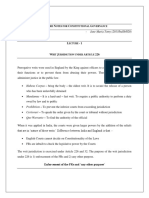 Jane - Lecture Notes For Constitutional Governance