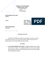 Republic of The Philippines Regional Trial Court: Temporary Restraining Order and Preliminary Injunction