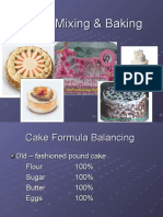 Cake Mixing & Baking