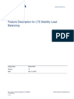 Feature Description For LTE Mobility Load Balancing-V1.4