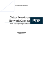 Setup Peer To Peer Network