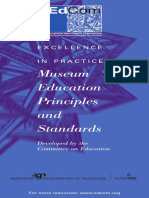 EXCELLENCE in PRACTICE - Museum Education Principles and Standards