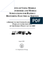 Benefits of Using Mobile Transformers and Mobile Substations (MTS - Report - To - Congress - FINAL - 73106)