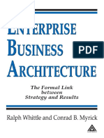 Enterprise Business Architecture