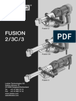 Leister Plastic Welding BA FUSION 2 3C 3 All