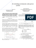 Application of Soft-Switching in Domestic Solar Power System