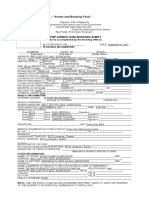 Elvis Domdom JR Arrest and Booking Form