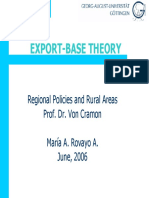 Export Base Theory