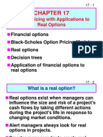 Option Pricing With Applications To Real Options