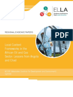 Acode Local Content Frameworks in The African Oil and Gas