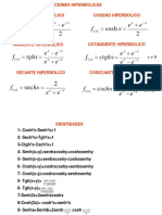 Integrales Hiperbolicas