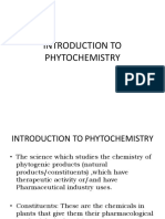 Introduction To Phytochemistry and Tannins-1