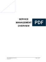 Service Management Overview